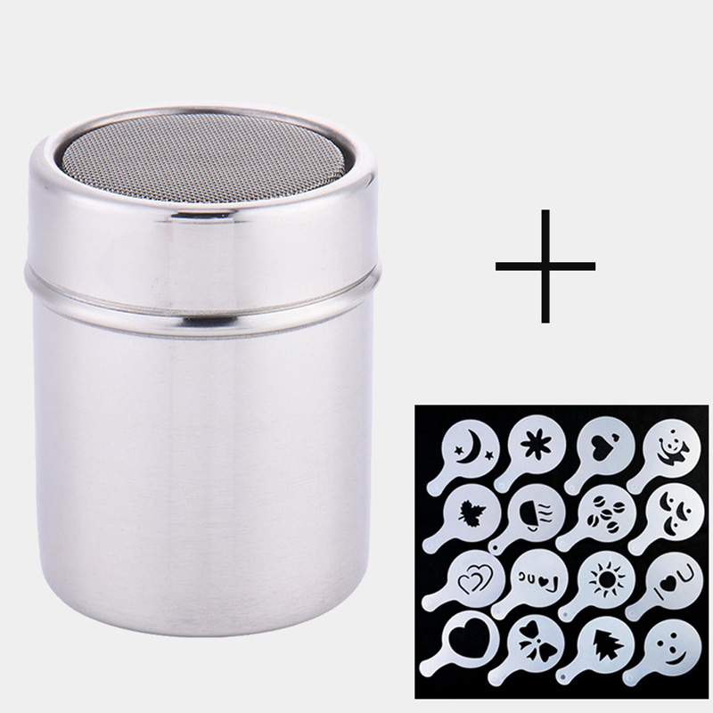 16 Plantillas Decorar Capuchinos Agitador Acero