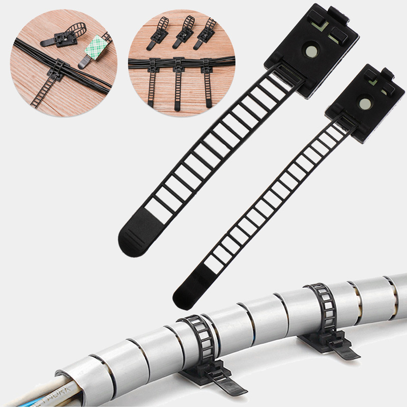 Clips Organizador De Cables Ajustable X 20 Pcs2