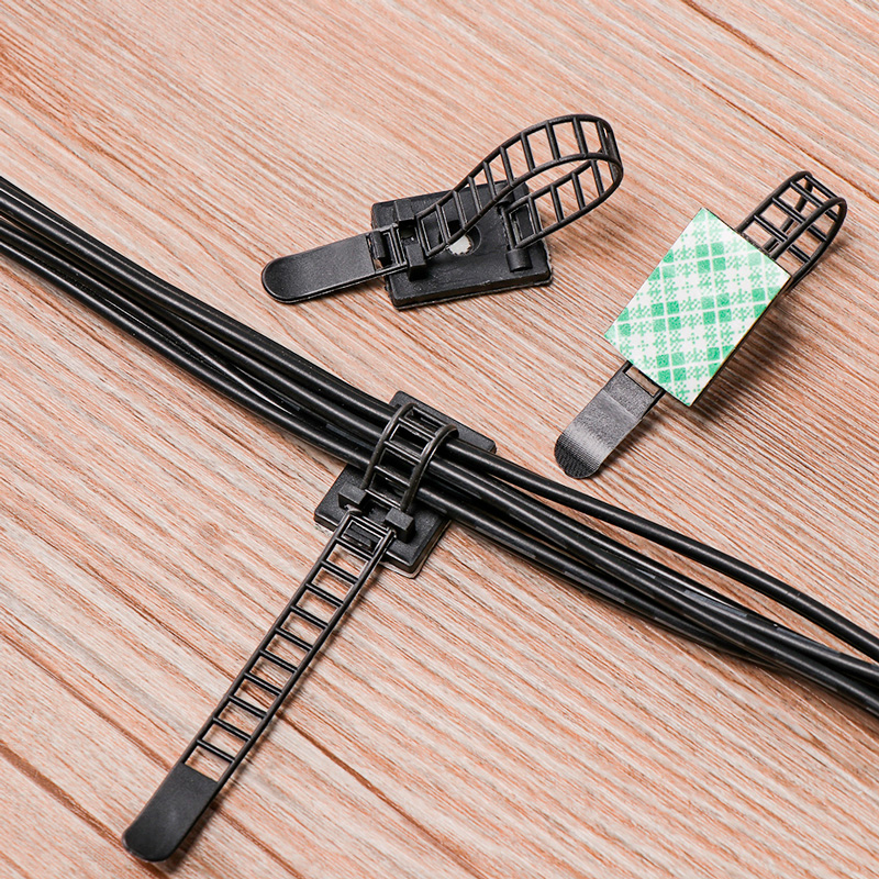 Clips Organizador De Cables Ajustable X 20 Pcs3