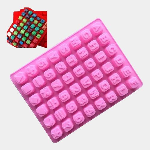 Molde Abecedario Cubos Letras Alfabeto Chocolate Jabon