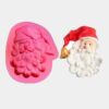 Molde Silicona Santa Claus Papa Noel 3d Fondant Chocolate Di